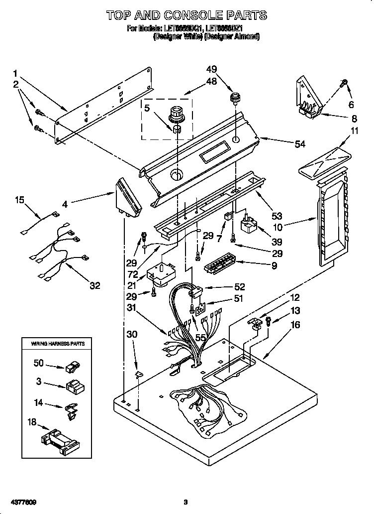 Whirlpool LET8858DQ1 null diagram