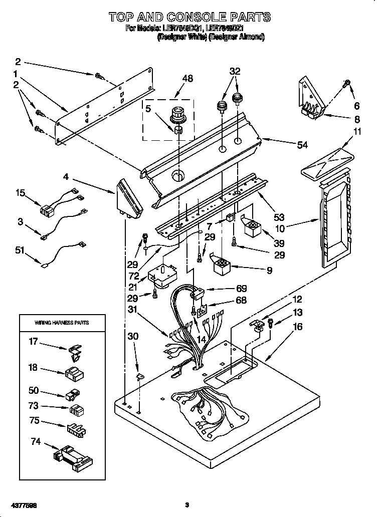 Whirlpool LER7848DQ1 null diagram