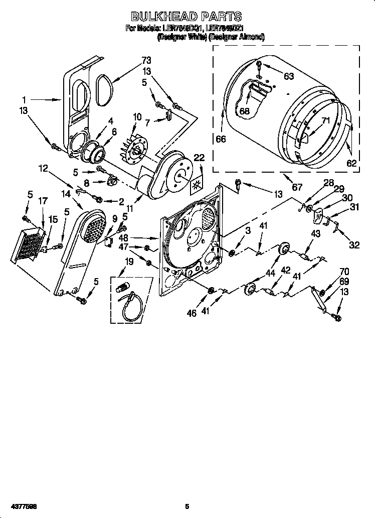 Whirlpool LER7848DQ1 null diagram