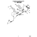 Roper FGS385BL3 cooktop burner diagram
