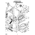 Whirlpool LGC7848DQ1 cabinet diagram