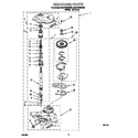 Whirlpool 3CAP2762BW0 gearcase diagram