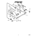 Whirlpool SF302BEAW2 manifold diagram