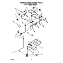 Whirlpool SF317PEAN3 manifold and burner diagram
