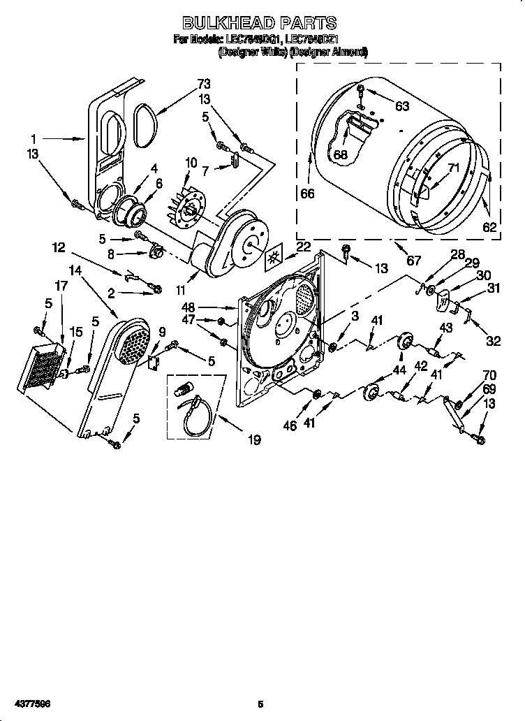 Whirlpool LEC7848DQ1 null diagram