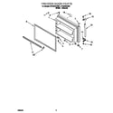 Roper RT18AKXEN01 freezer door diagram