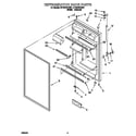 Roper RT18AKXEN01 refrigerator door diagram