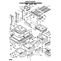 KitchenAid KTRS22QDBL00 shelf diagram