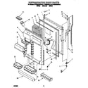KitchenAid KTRS22QDBL00 refrigerator door diagram