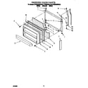 KitchenAid KTRS22QDBL00 freezer door diagram