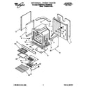 Whirlpool RB262PXAQ5 internal oven diagram