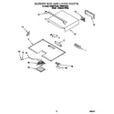 Whirlpool RB262PXAB6 burner box and latch diagram