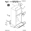 Whirlpool 8ET20ZKXDN03 cabinet diagram
