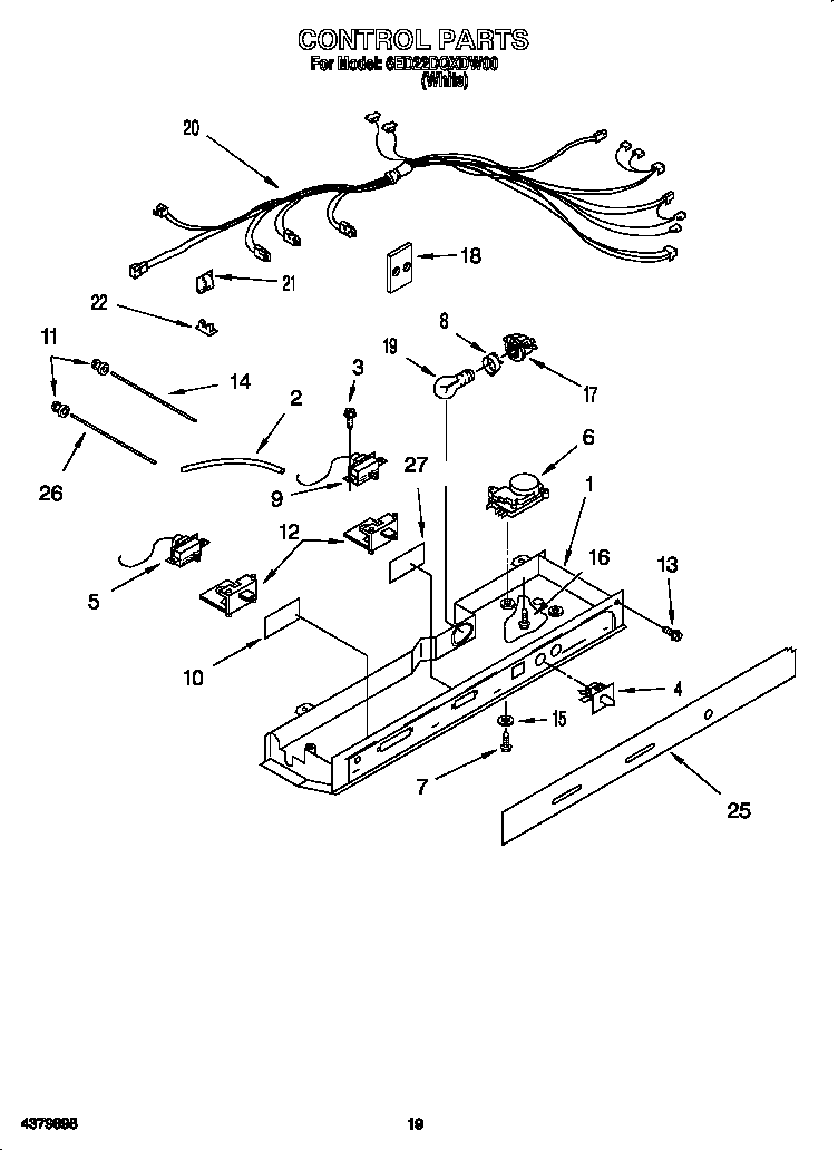 Whirlpool 6ED22DQXDW00 control diagram