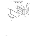KitchenAid KTRS21KDBL04 freezer door diagram