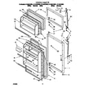 Whirlpool ET14JKXDN01 door diagram