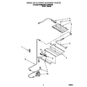 Whirlpool SF365BEYW5 broiler and oven burner diagram