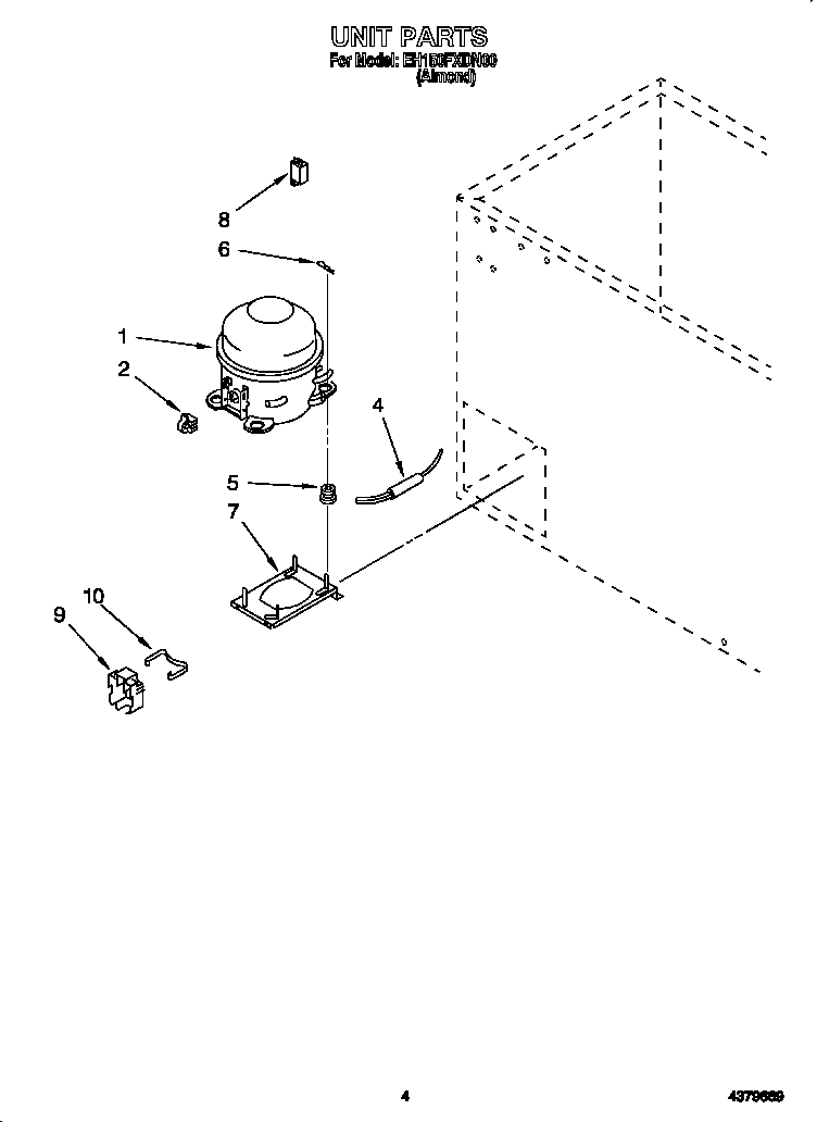 Whirlpool EH150FXDN00 unit diagram