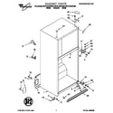 Whirlpool 8ET21DKXDW03 cabinet diagram