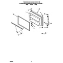Whirlpool 8ET21DKXDW03 freezer door diagram