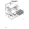 Whirlpool SF316PERW0 internal oven diagram