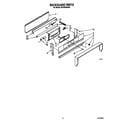 Whirlpool SF316PERW0 backguard diagram