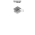 Roper FGS385BL4 oven rack diagram