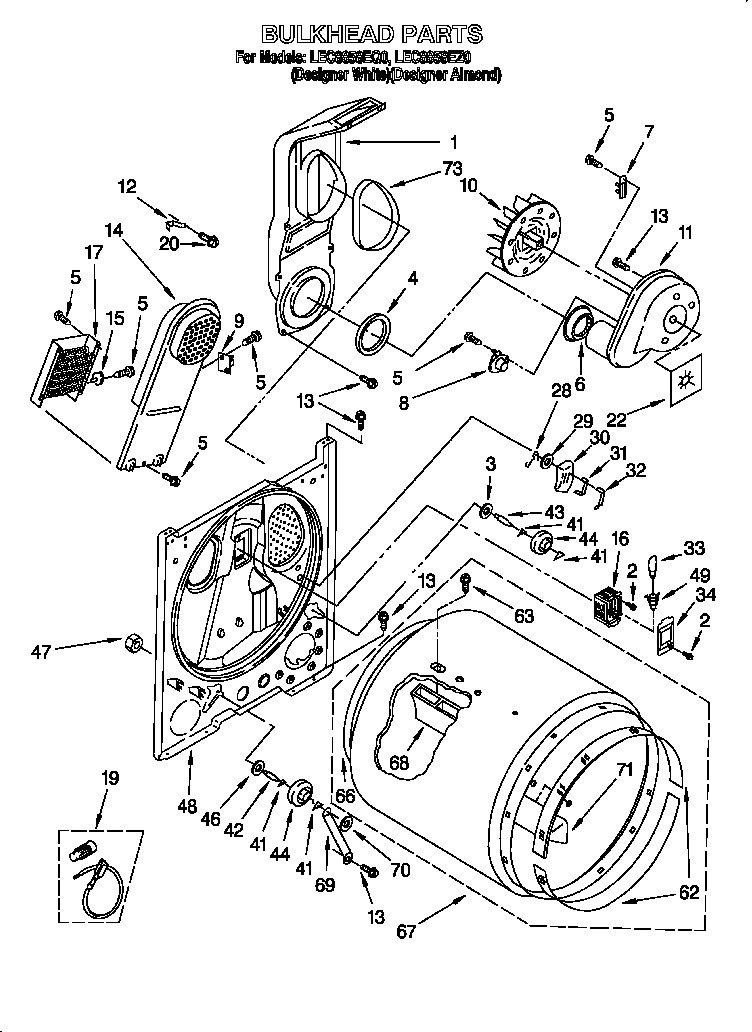 Whirlpool LEC8858EZ0 null diagram