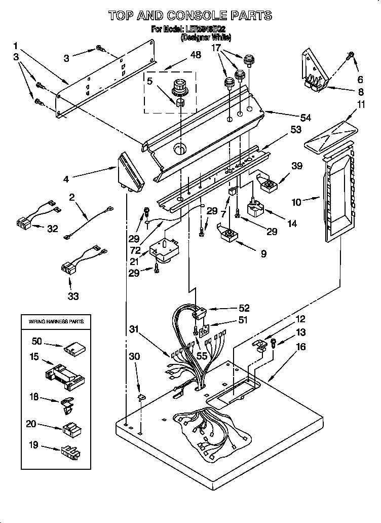 Whirlpool LER5848EQ2 null diagram