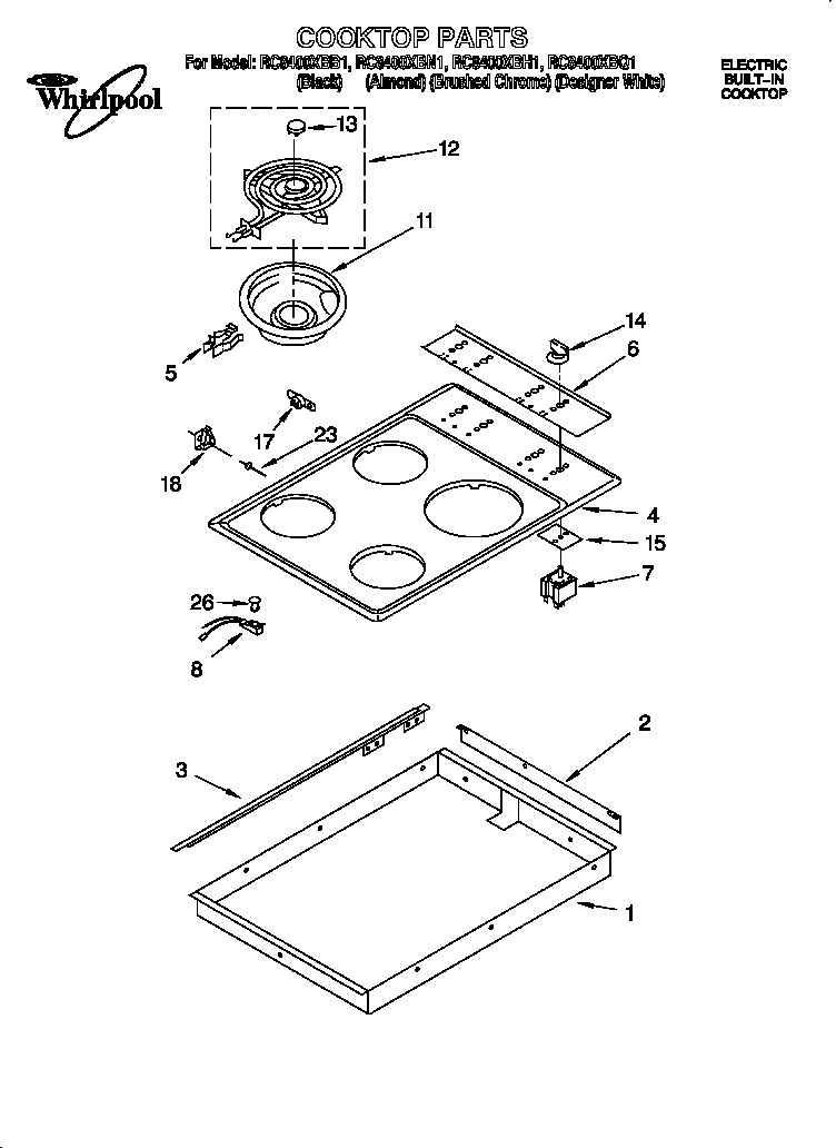 Whirlpool RC8400XBW1 null diagram