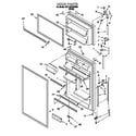 Whirlpool 3ET18NKXEW00 door diagram