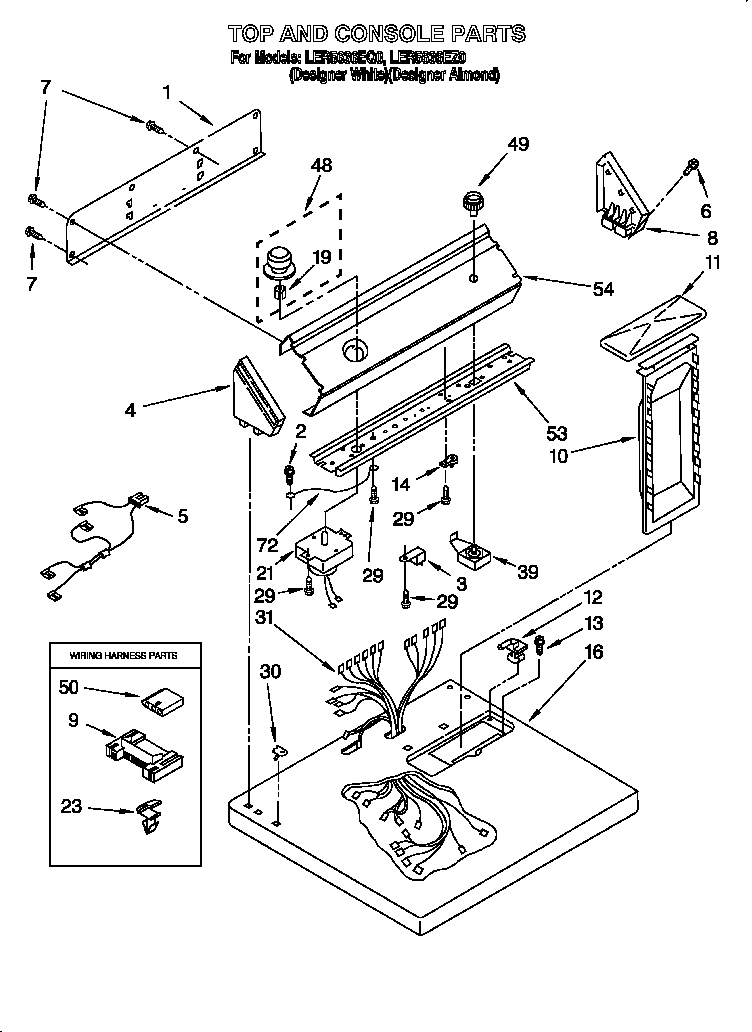 Whirlpool LER5636EZ0 null diagram