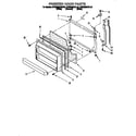 KitchenAid KTRS25KDWH01 freezer door diagram