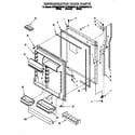 KitchenAid KTRS25KDWH01 refrigerator door diagram
