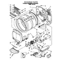 Whirlpool 3CSP2760BW0 bulkhead diagram