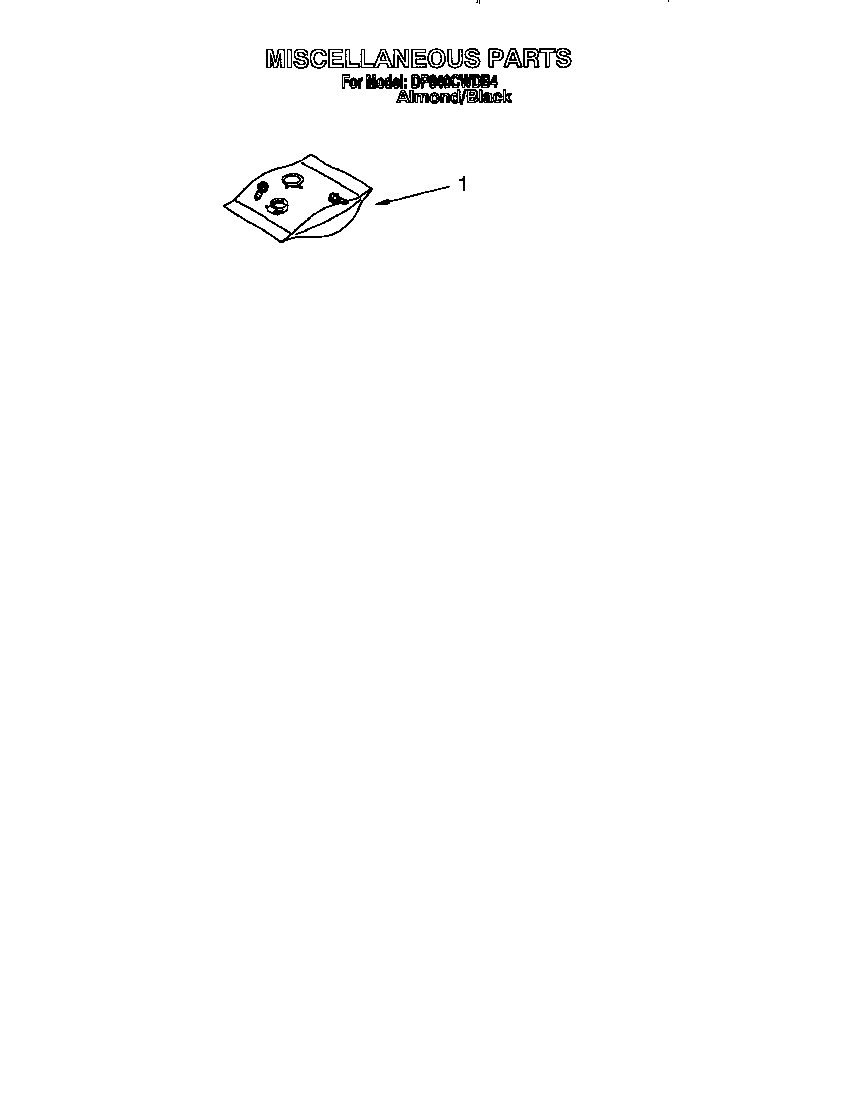 Whirlpool DP840CWDB4 miscellaneous diagram