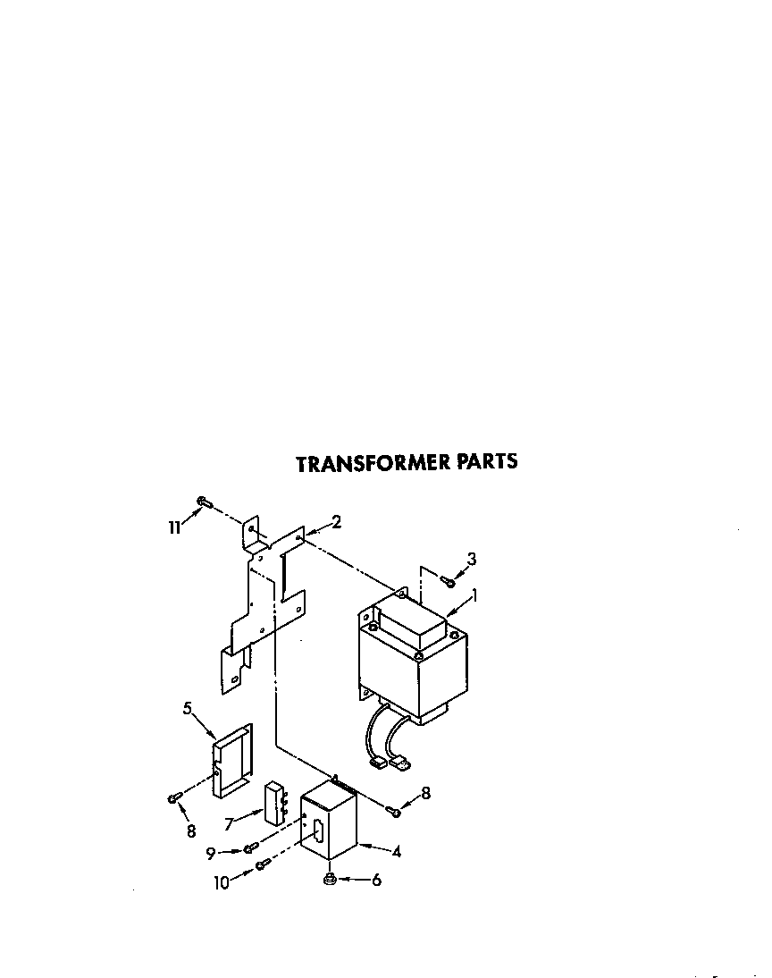 Whirlpool JWARG482WP01 transformer diagram
