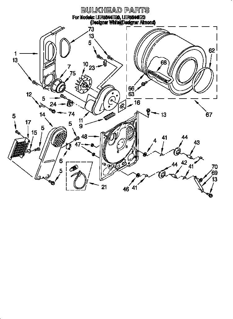 Whirlpool LER5644EZ0 null diagram