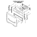 Whirlpool SF325PEEN0 control panel diagram