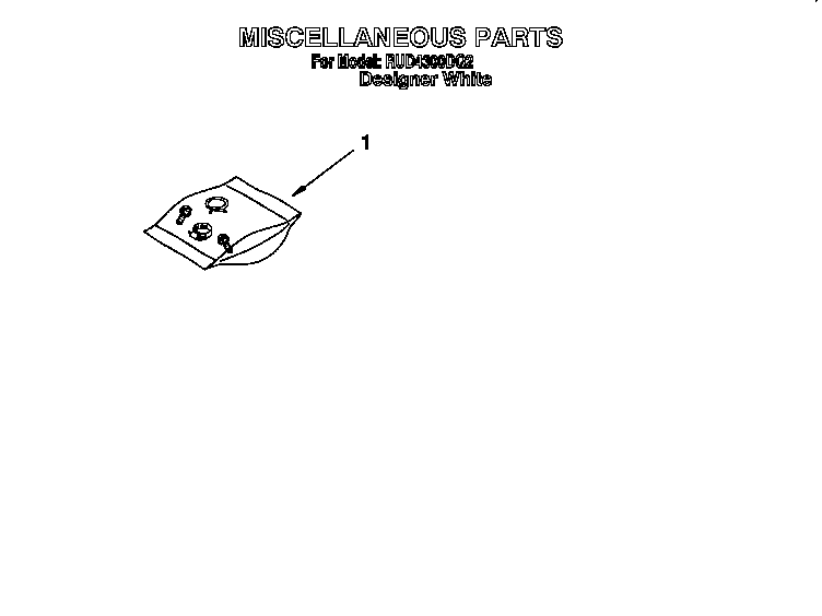 Roper RUD4300DQ2 miscellaneous diagram