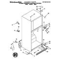KitchenAid KTRS21KDWH05 cabinet diagram