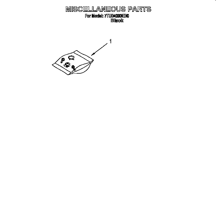 Whirlpool 7TUD4000EB0 miscellaneous diagram