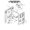 KitchenAid KESH307BWH3 rear chassis diagram