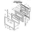 Whirlpool RF386PXEN0 door diagram