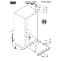 Roper RV1299REW02 cabinet diagram