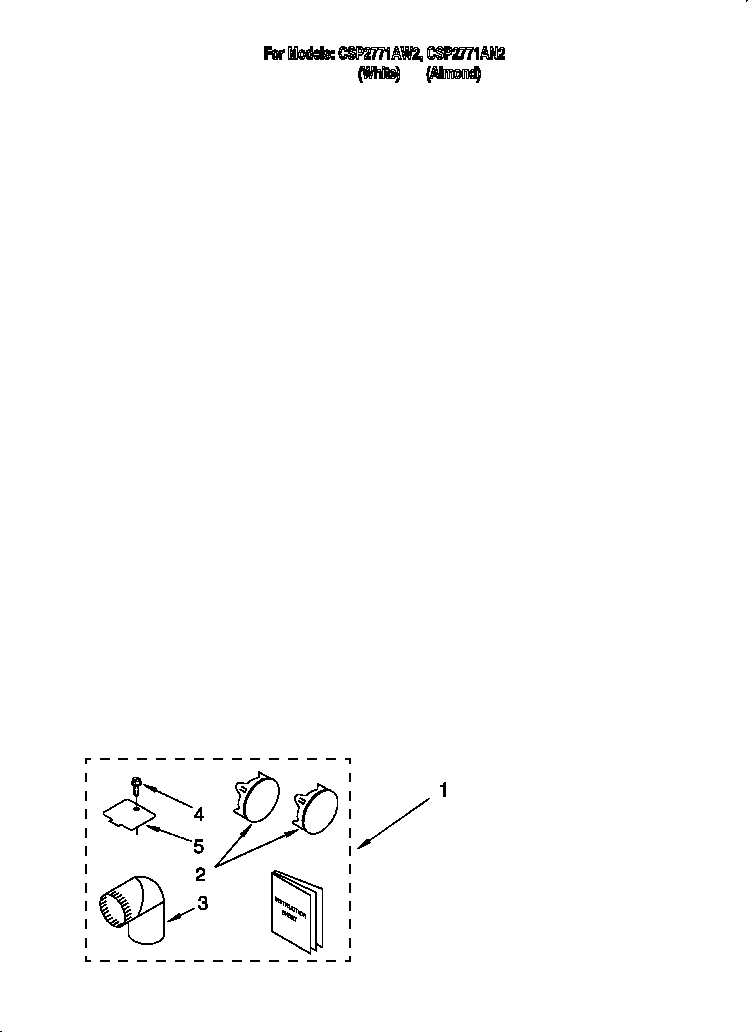 Whirlpool CSP2771AW2 null diagram