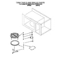 Whirlpool MT3090XAQ0 turn table and grille diagram
