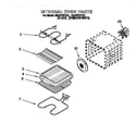 Whirlpool RBD277PDB1 internal oven diagram