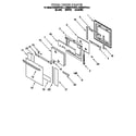 KitchenAid KEMS377DWH1 oven door diagram