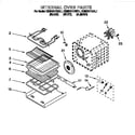 KitchenAid KEMS377DWH1 internal oven diagram